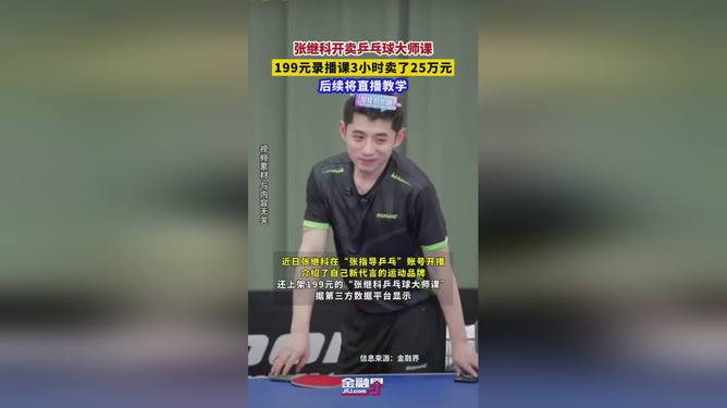 张继科录播课销售额突破25万背后的故事，课程魅力与粉丝效应的双重推动