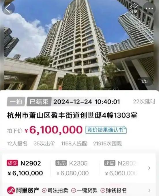 法拍房市场神秘买家豪掷6300万扫货，市场趋势解析