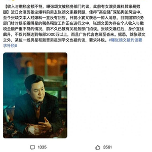 张颂文税务问题引关注，收入与缴税情况引发思考与热议